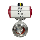 卫生级快装气动蝶阀